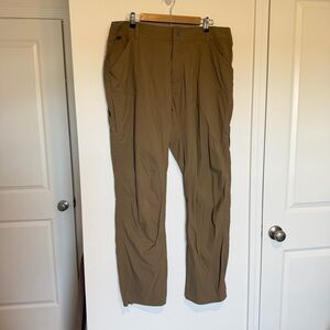 Kuhl Renegade Pants Mens 40 *inseam 33” Brown Cargo 5120 Hiking Outdoors Trail